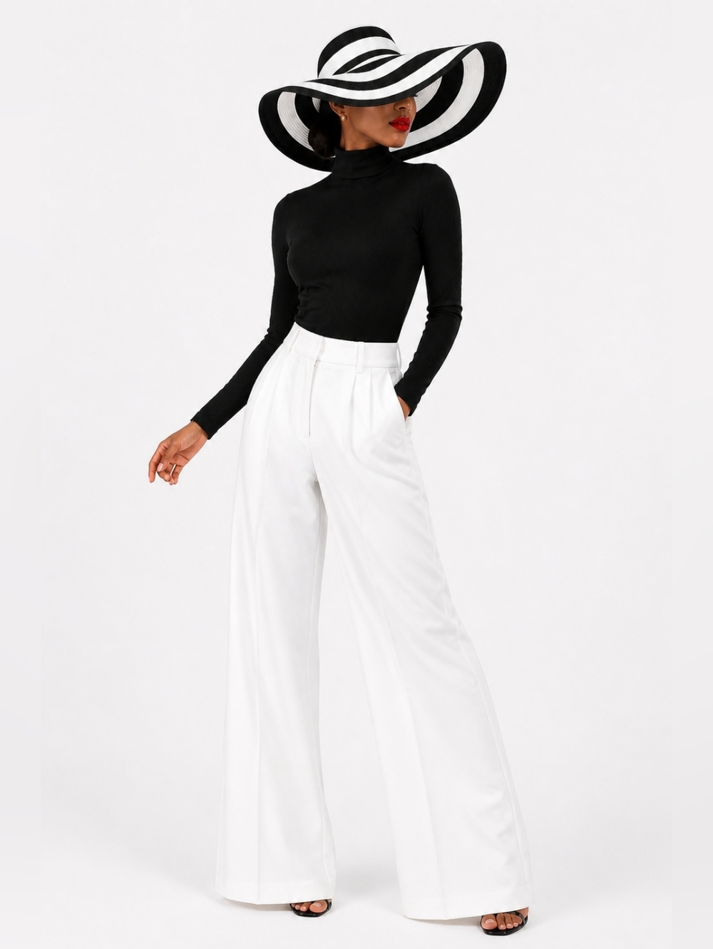 💋BLACK TURTLENECK LONG SLEEVE MOCK NECK!!!